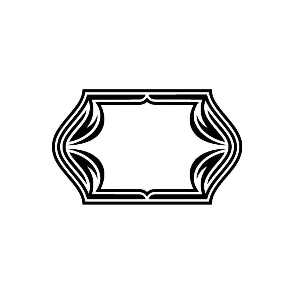 Art Deco Ornament, Elegant Border, Geometric vector