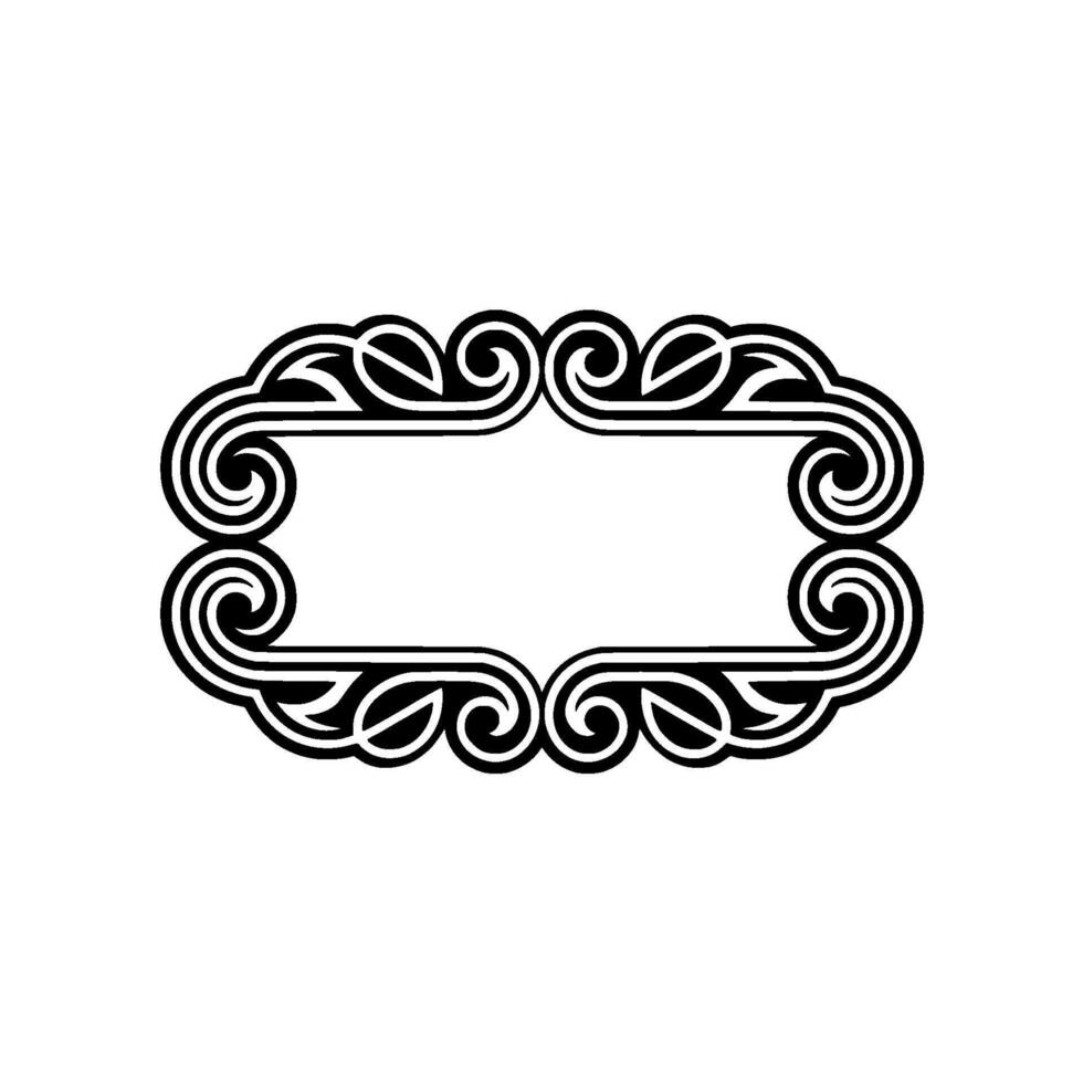 Intricate Celtic Frame, Elegant Border, Ornamental vector