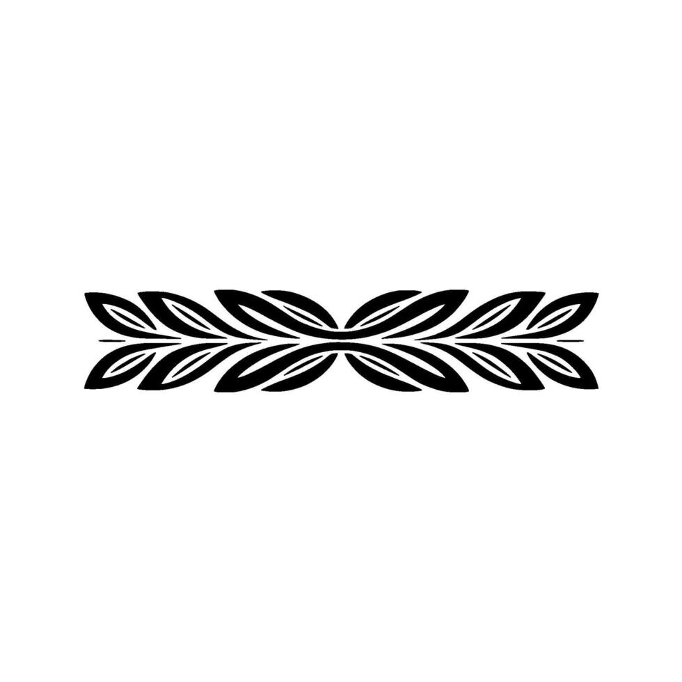 Elegant Botanical Border, Minimalist, Abstract vector