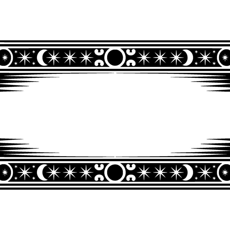 Geometric Border Frame, Minimalist , Subtle Texture vector