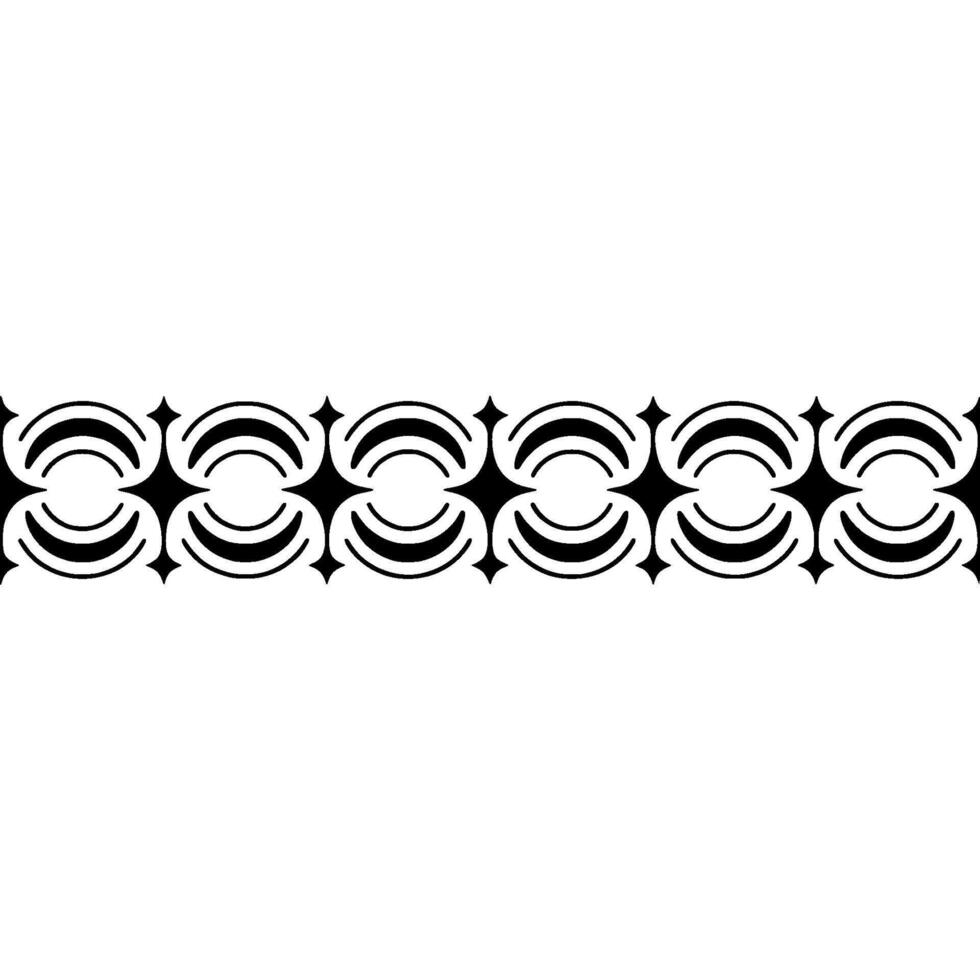 Geometric Tribal Border, Minimalist , Circular Motif, Abstract vector