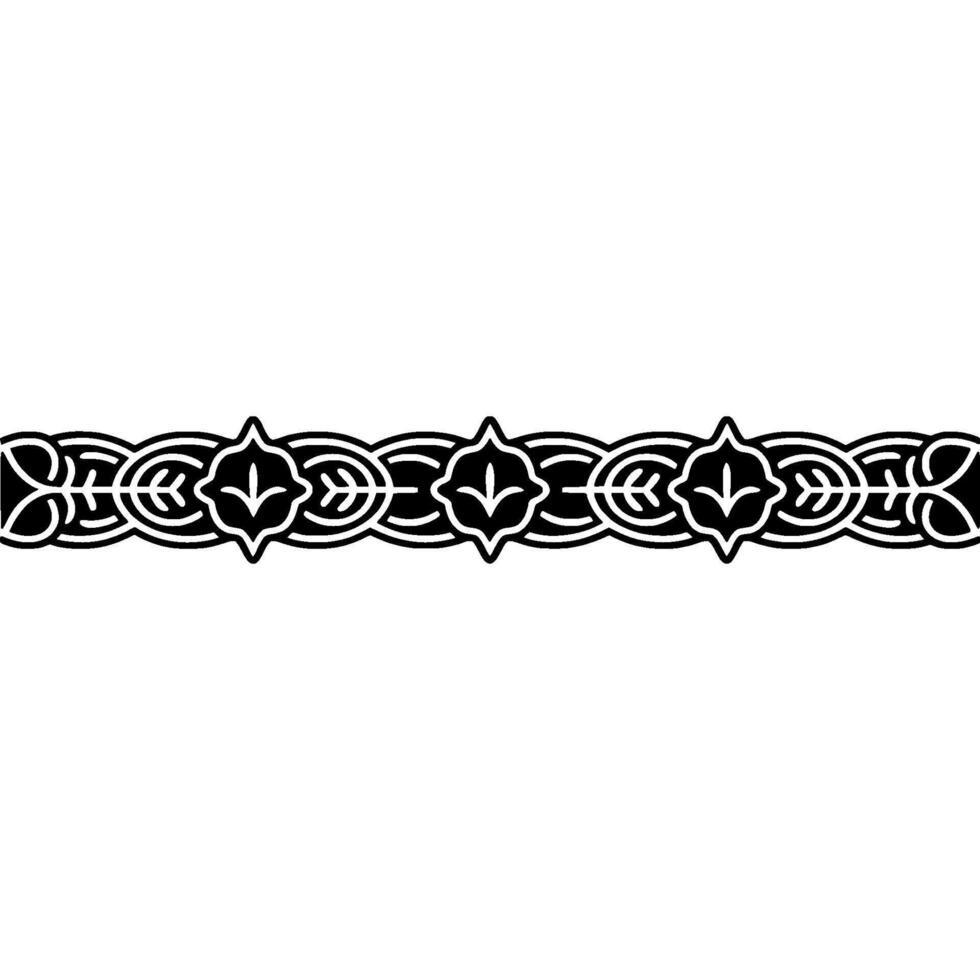 Intricate Celtic Border, Vintage , Ornamental Pattern, Ornament vector