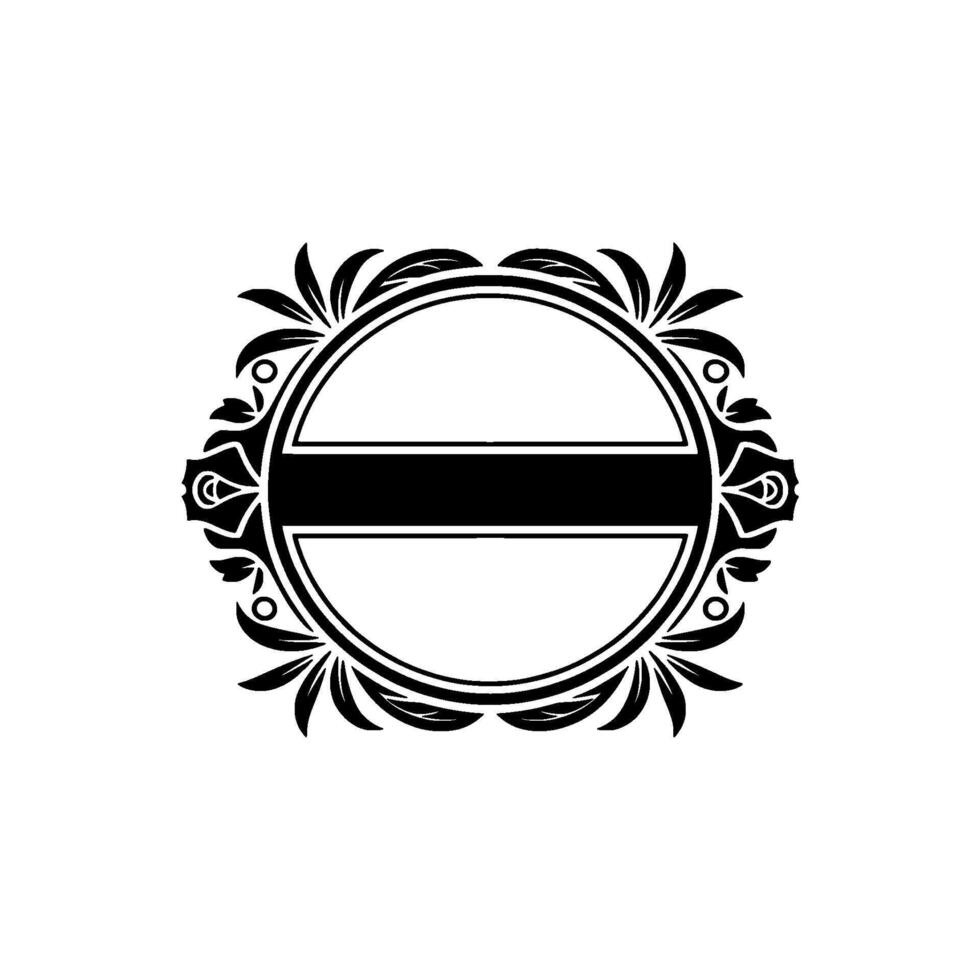 Elegant Vintage Frame, Decorative Border, Classic, Illustration vector