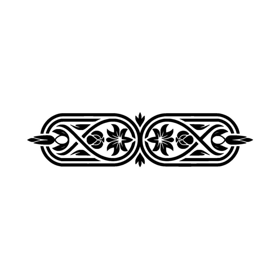 Elegant Ornate Divider, Vintage Decorative Element vector