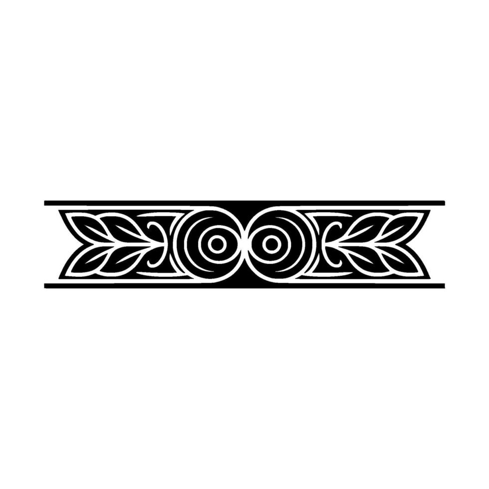Elegant Celtic Border , Vintage Style vector