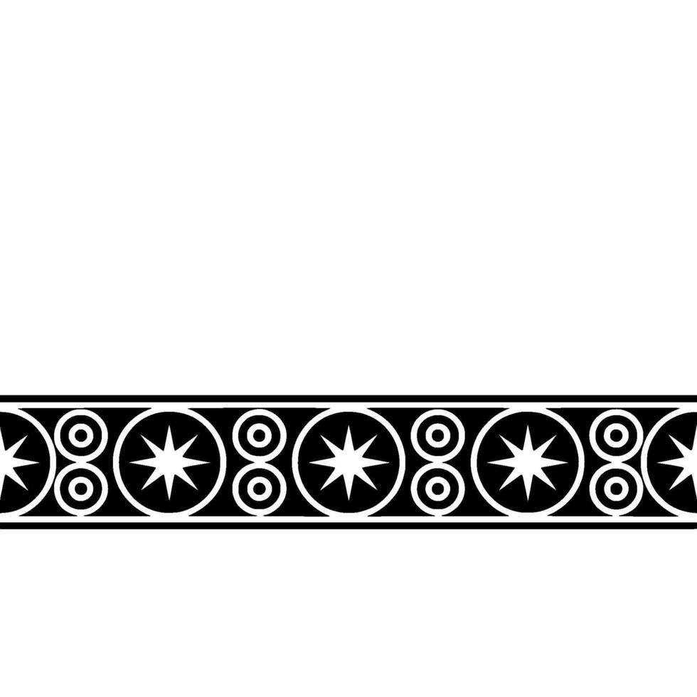 Geometric Star Border, Minimalist , Subtle Texture vector
