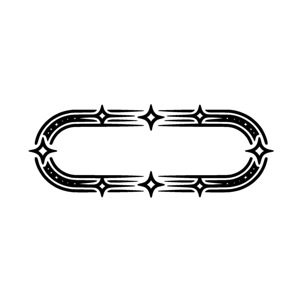 Intricate Tribal Frame, Vintage , Decorative Border, Ornament vector