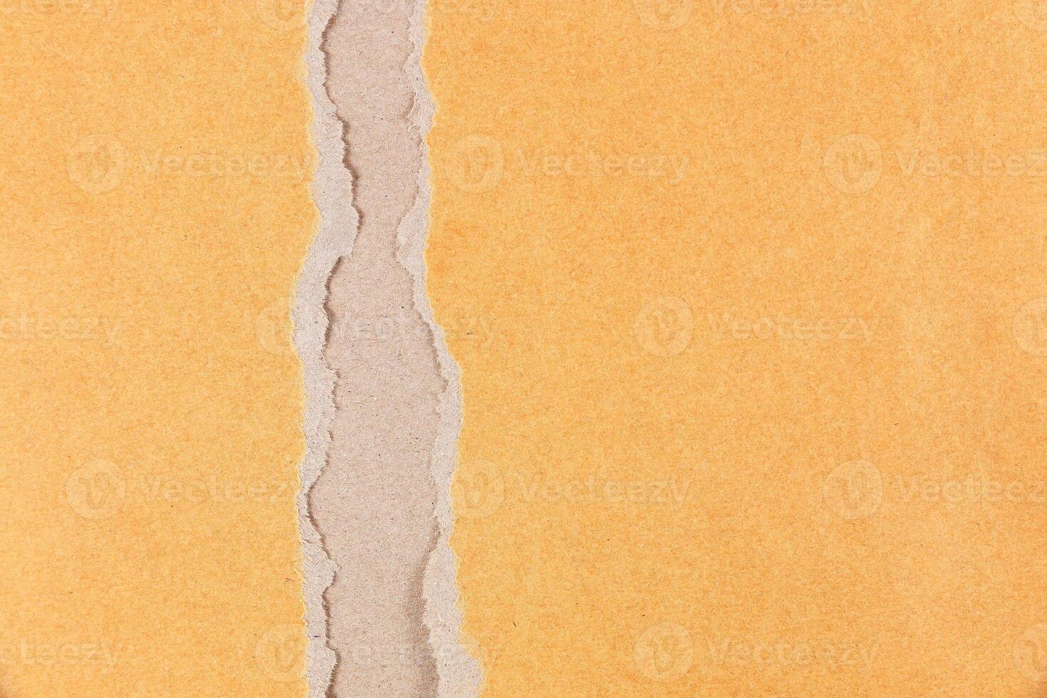 ripped brown paper texture for pattern and design photo