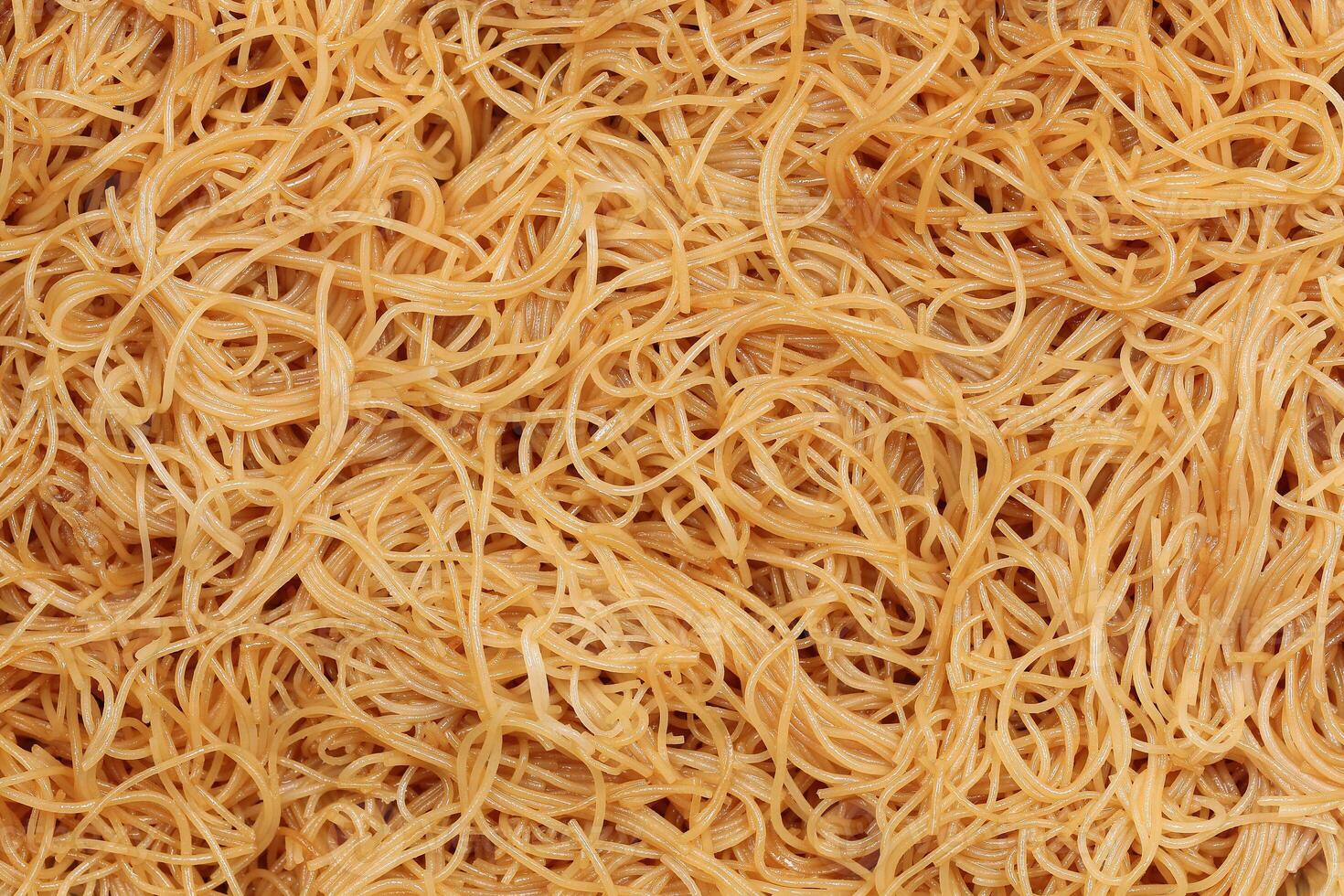 small fried noodle for pattern and background photo