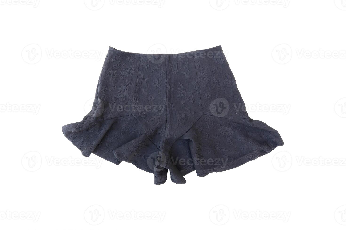woman short pants isolated on white photo