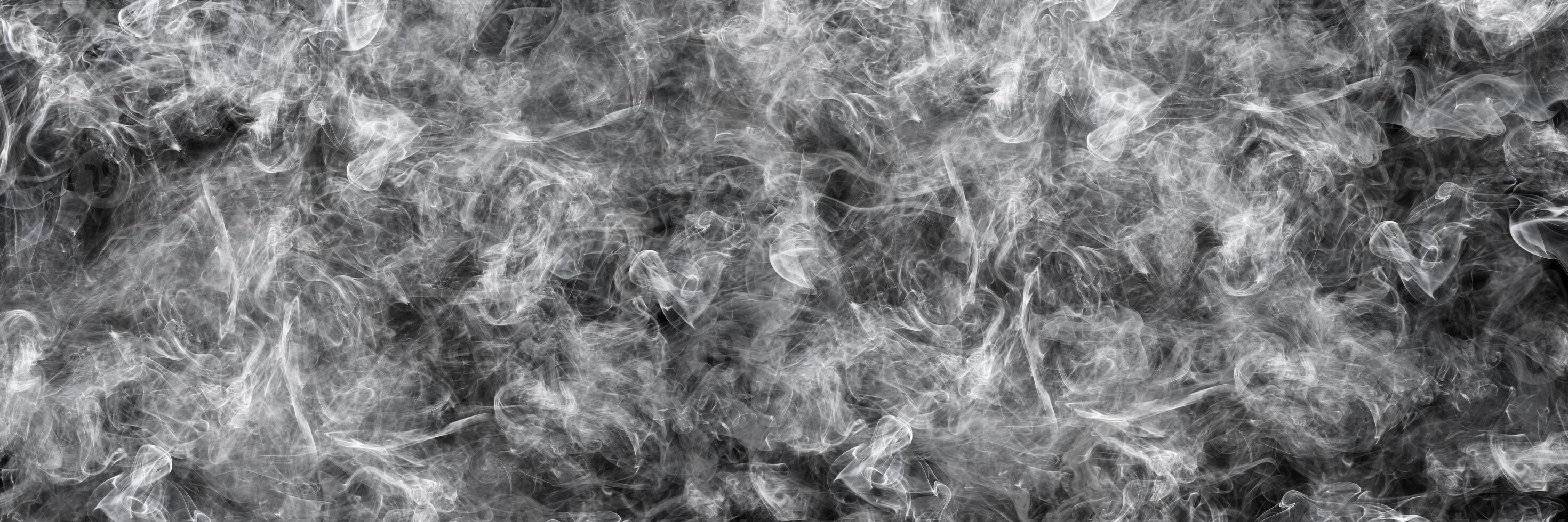 horizontal white smoke for pattern and background photo
