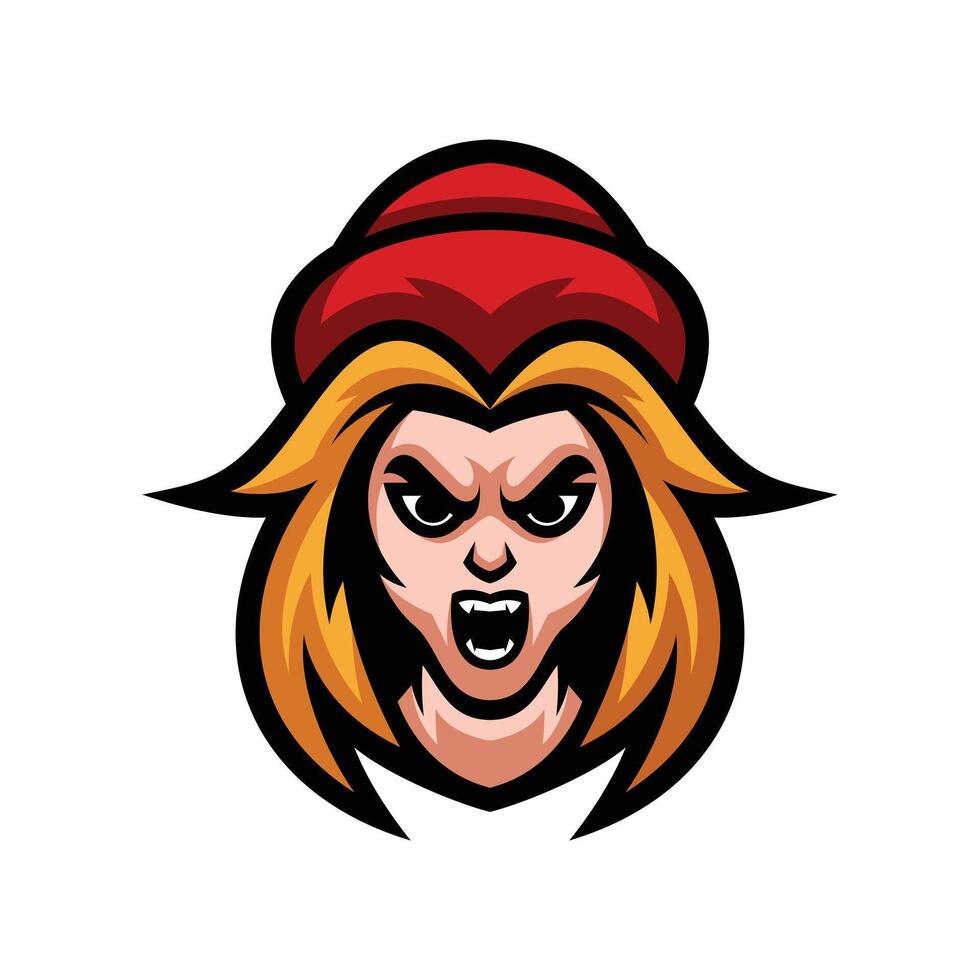 Illustrated character with red hat vector