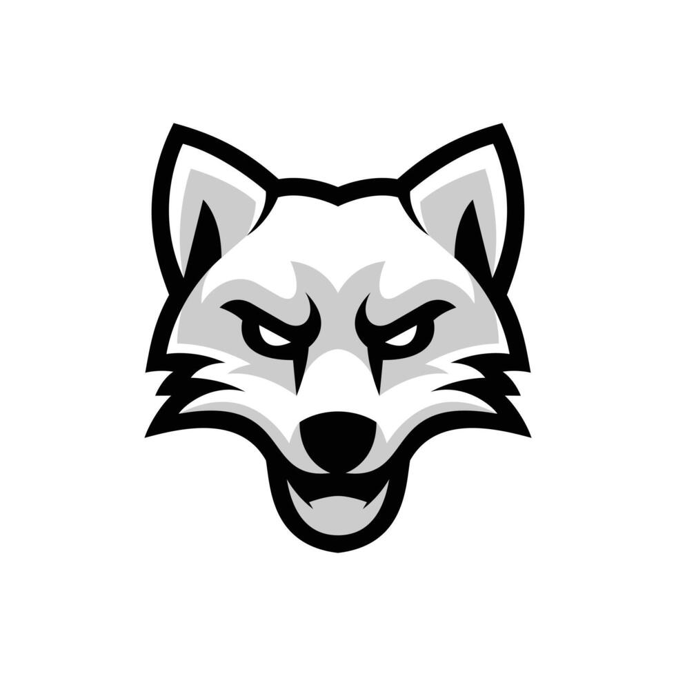 fox logo mascot design vector