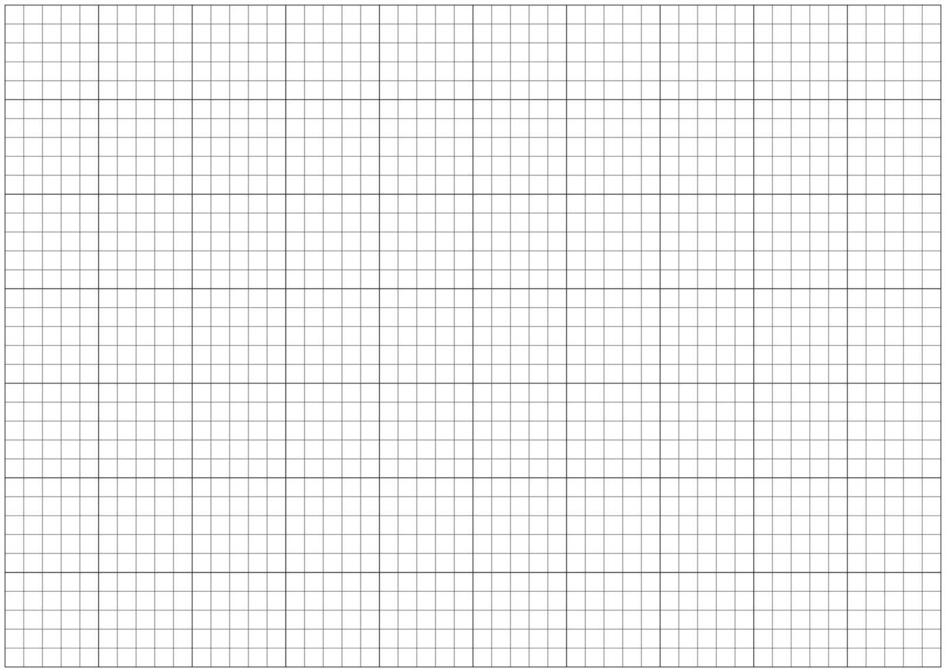 Squared grid paper. Notebook sheet wide blank. Mathematics, typography pattern for making notebooks production for school. Education backdrop. Black mesh thin graphic texture. vector