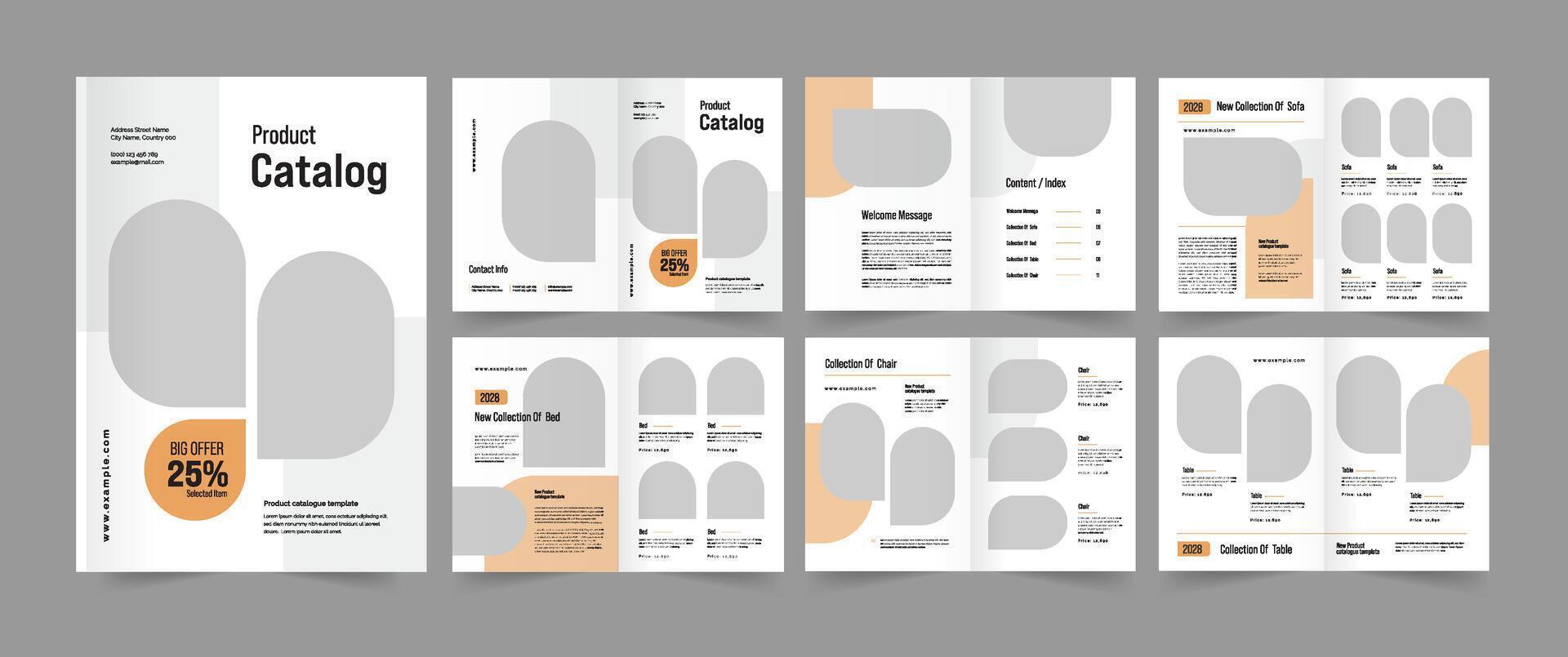 Catalog Template, Product Catalog vector
