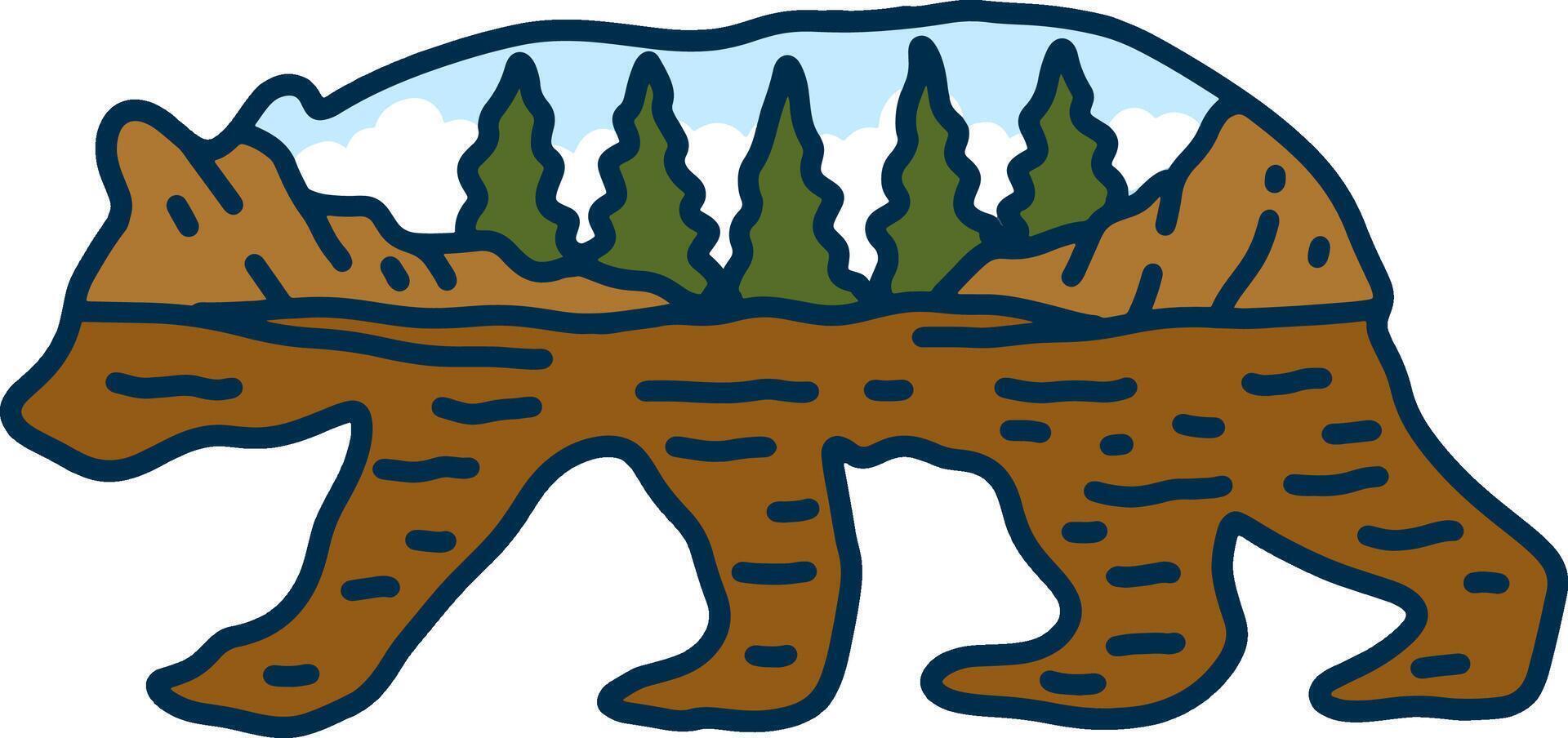 WILDLIFE THE FOREST vector