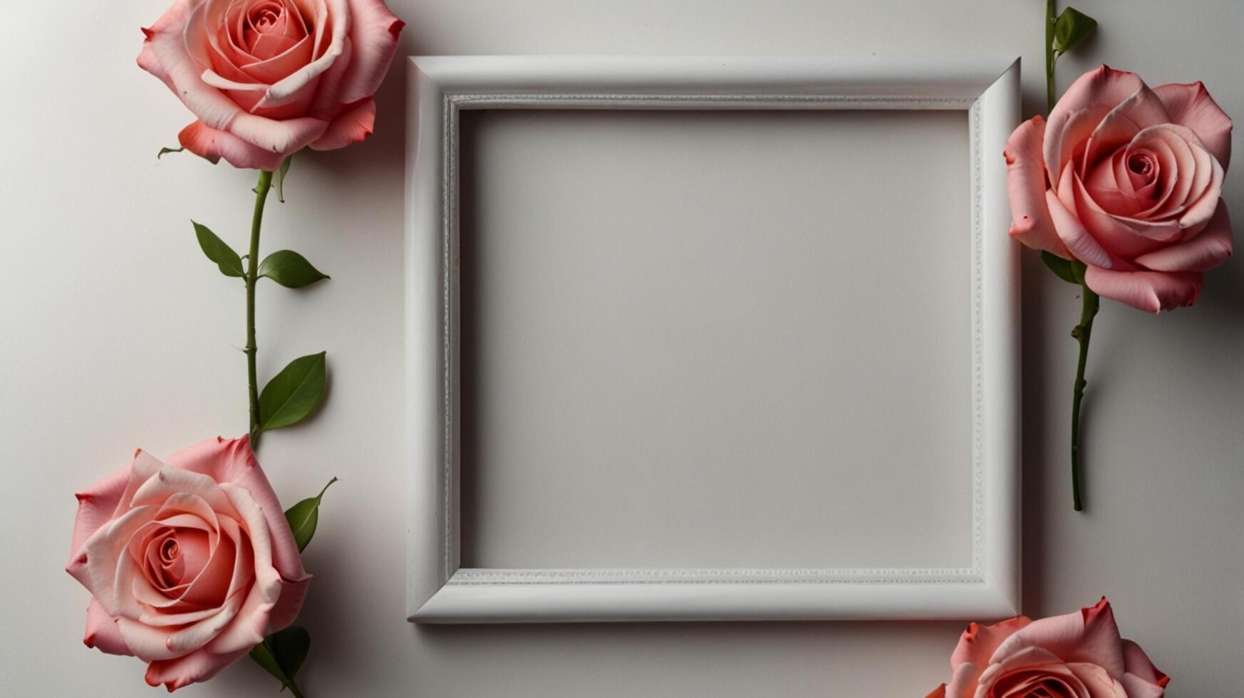 Roses and Gold Frame photo