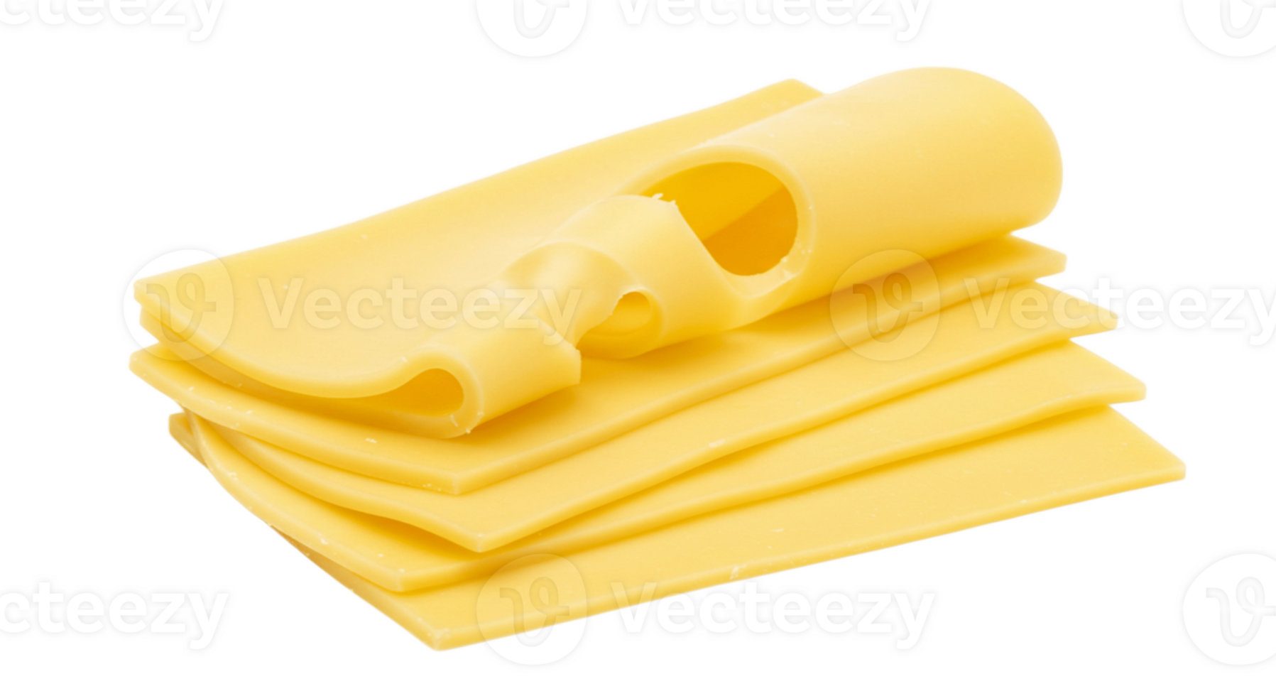 Slices of Cheese on Transparent Background png