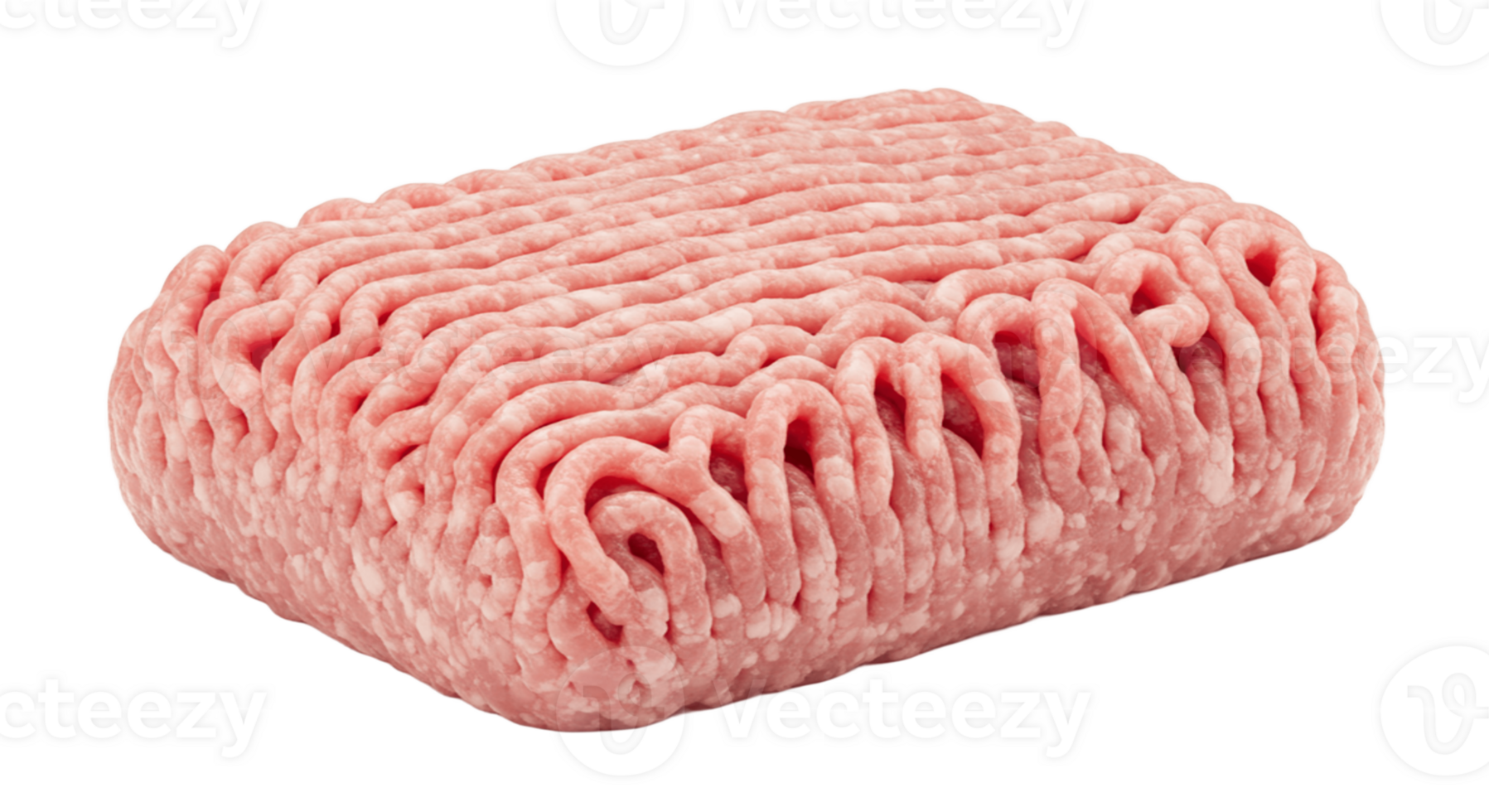 Raw Pork Mince on Transparent Background png