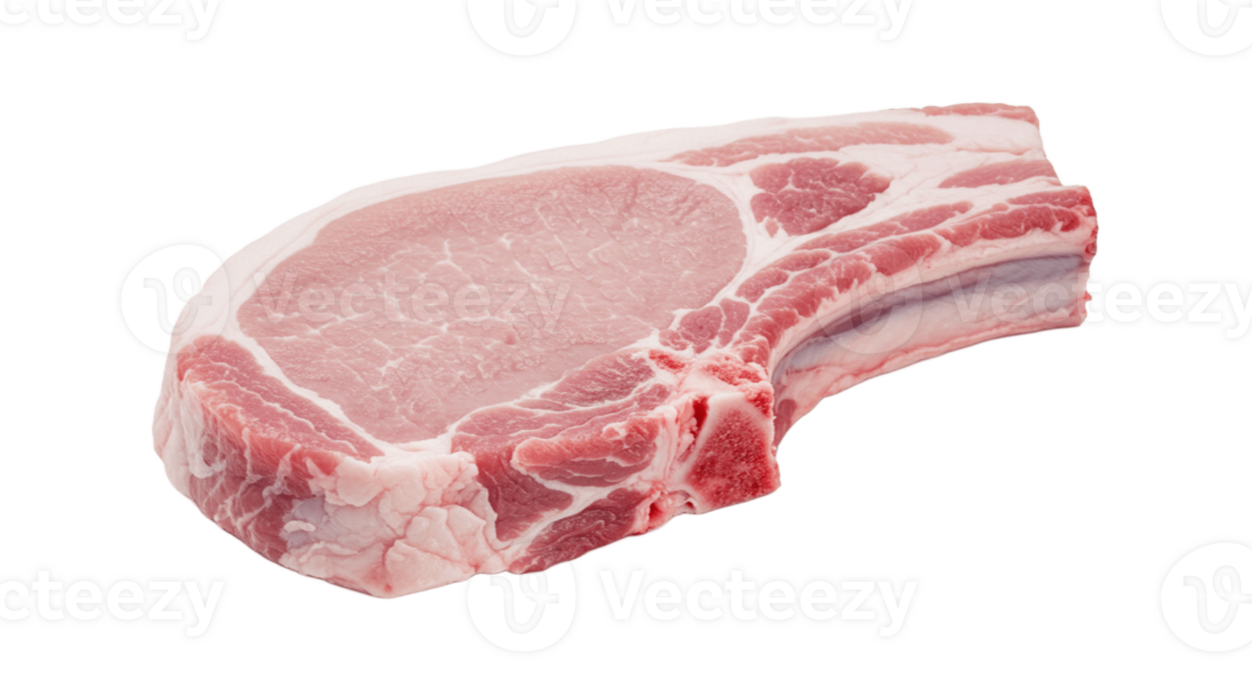 Raw Pork Shoulder on Transparent Background png
