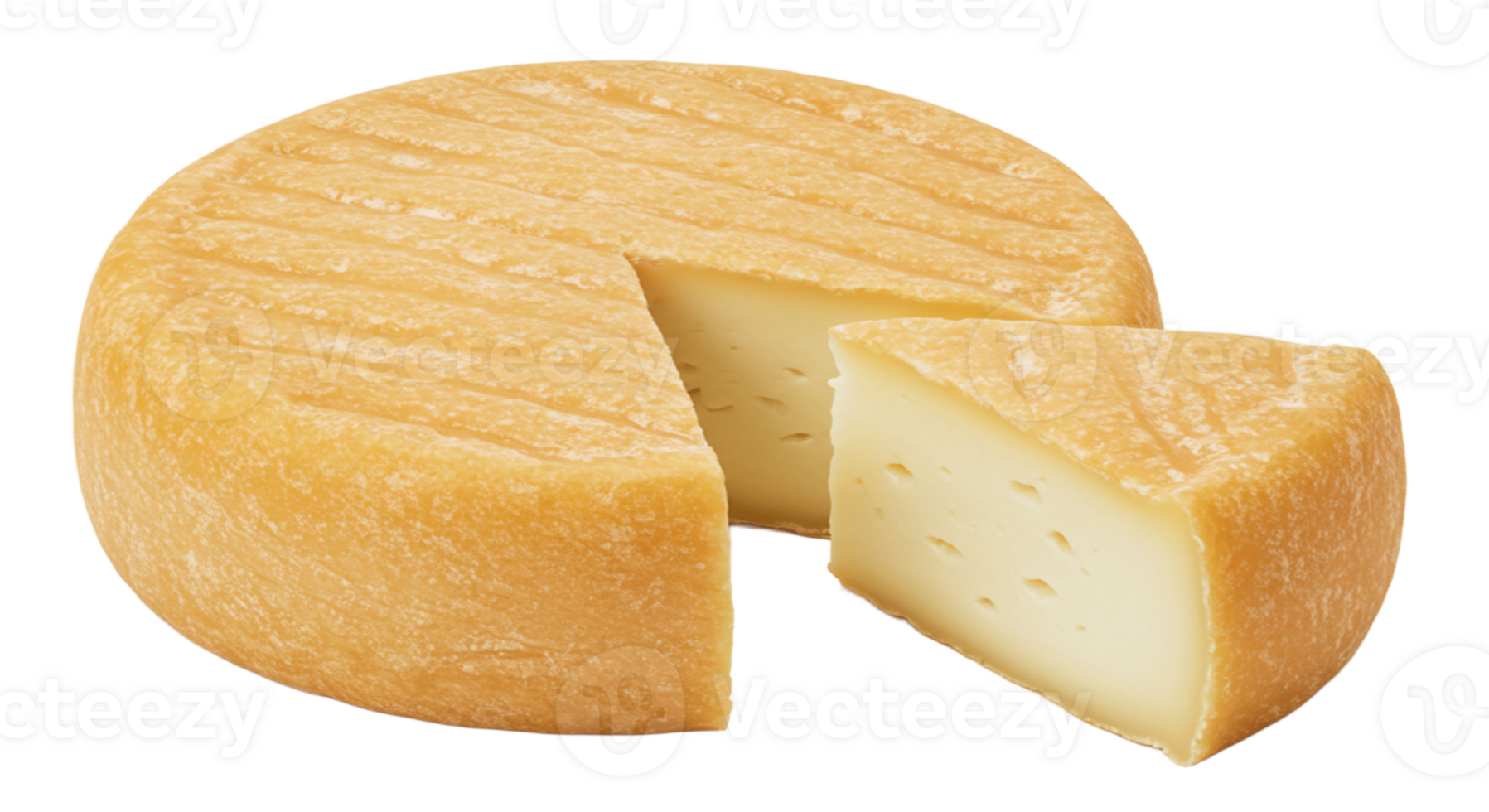 Round Cheese on Transparent Background png