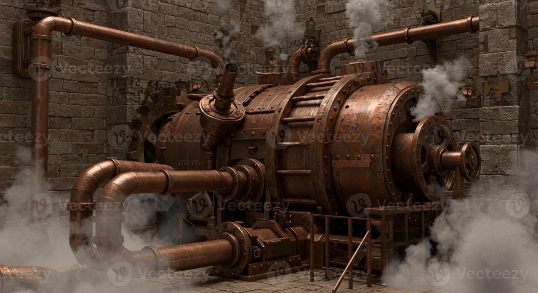 Old Steam Engine photo