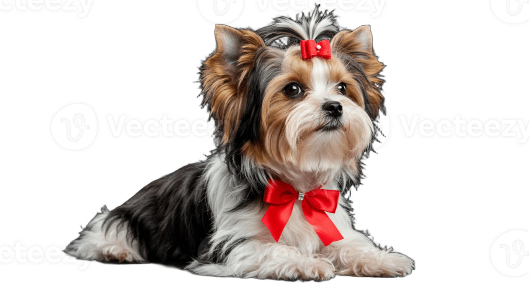 Yorkshire Terrier Puppy on Transparent Background png
