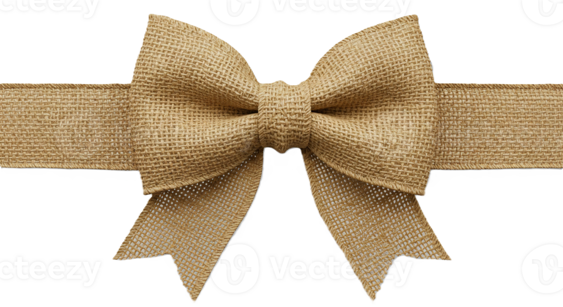 Burlap Bow Isolated png