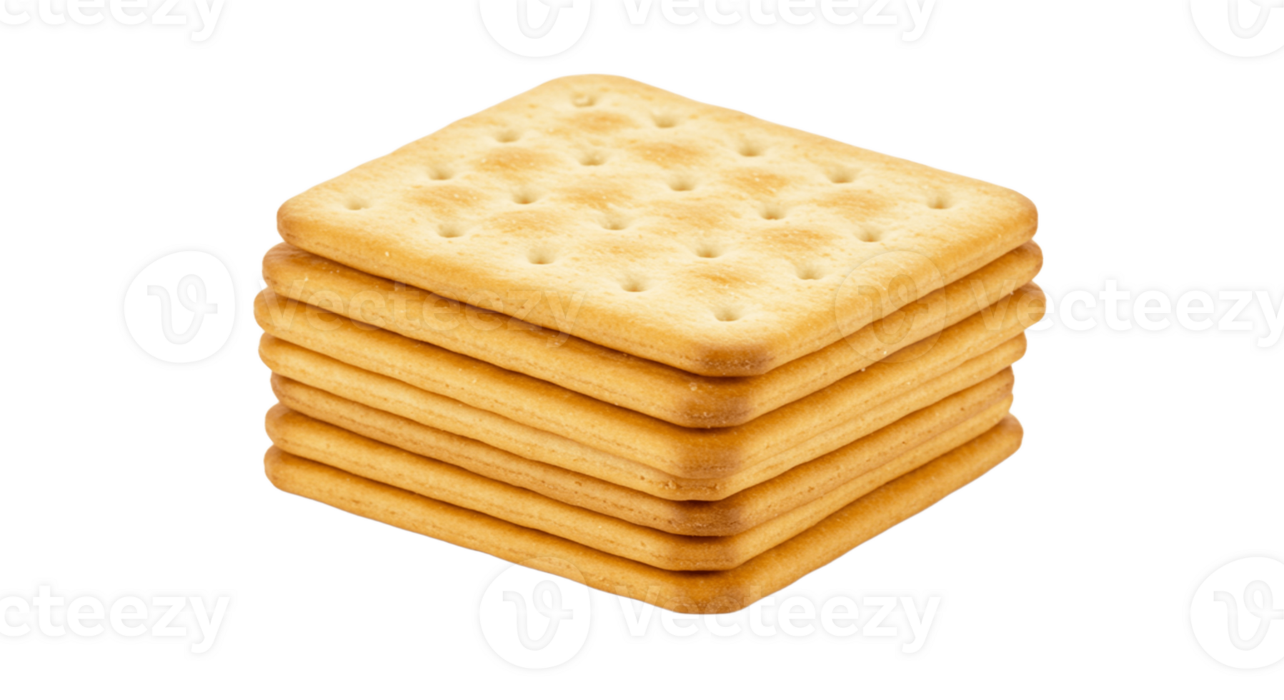 Crispy cookies isolated on a transparent background png