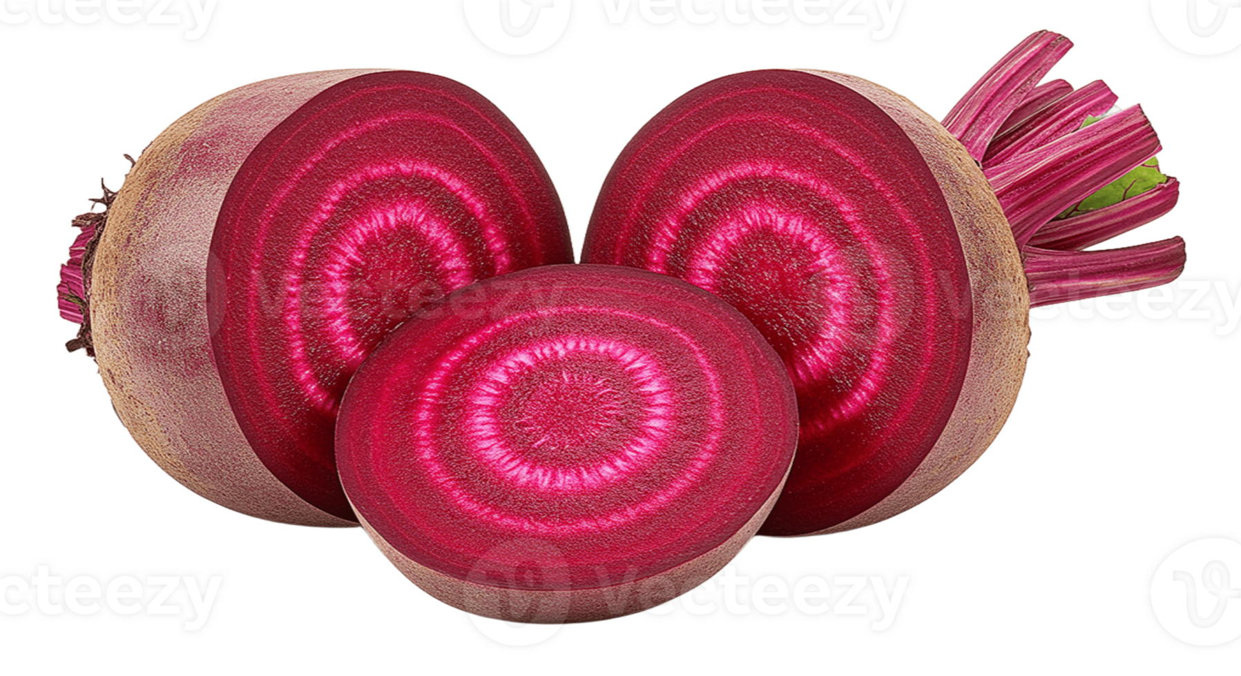 Red Beet on Transparent Background png