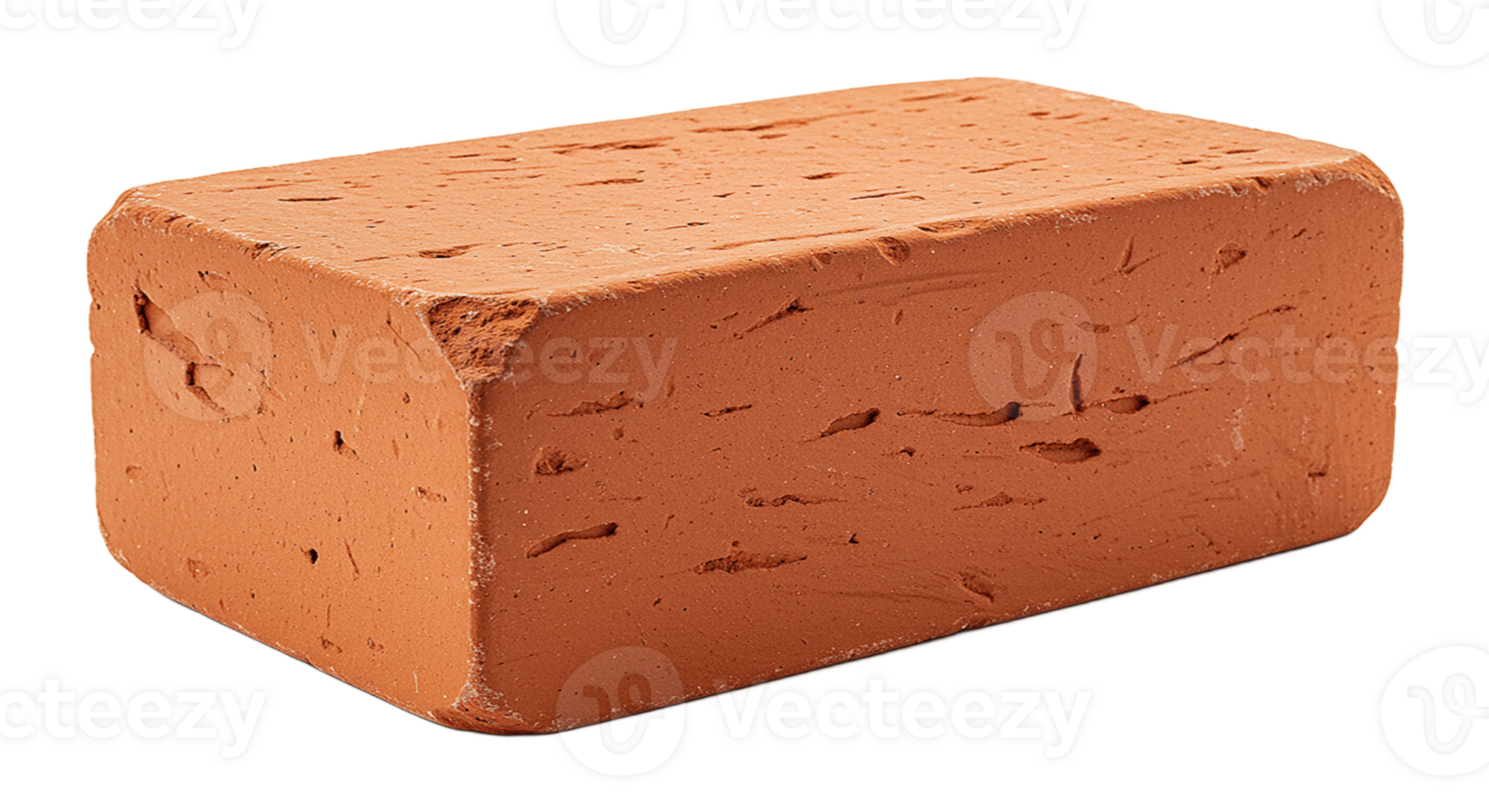 Red brick isolated on transparent background png
