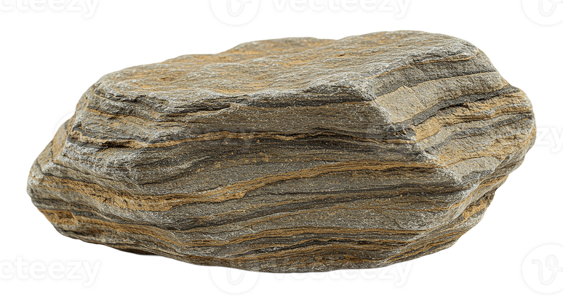 Old stone isolated on transparent background png