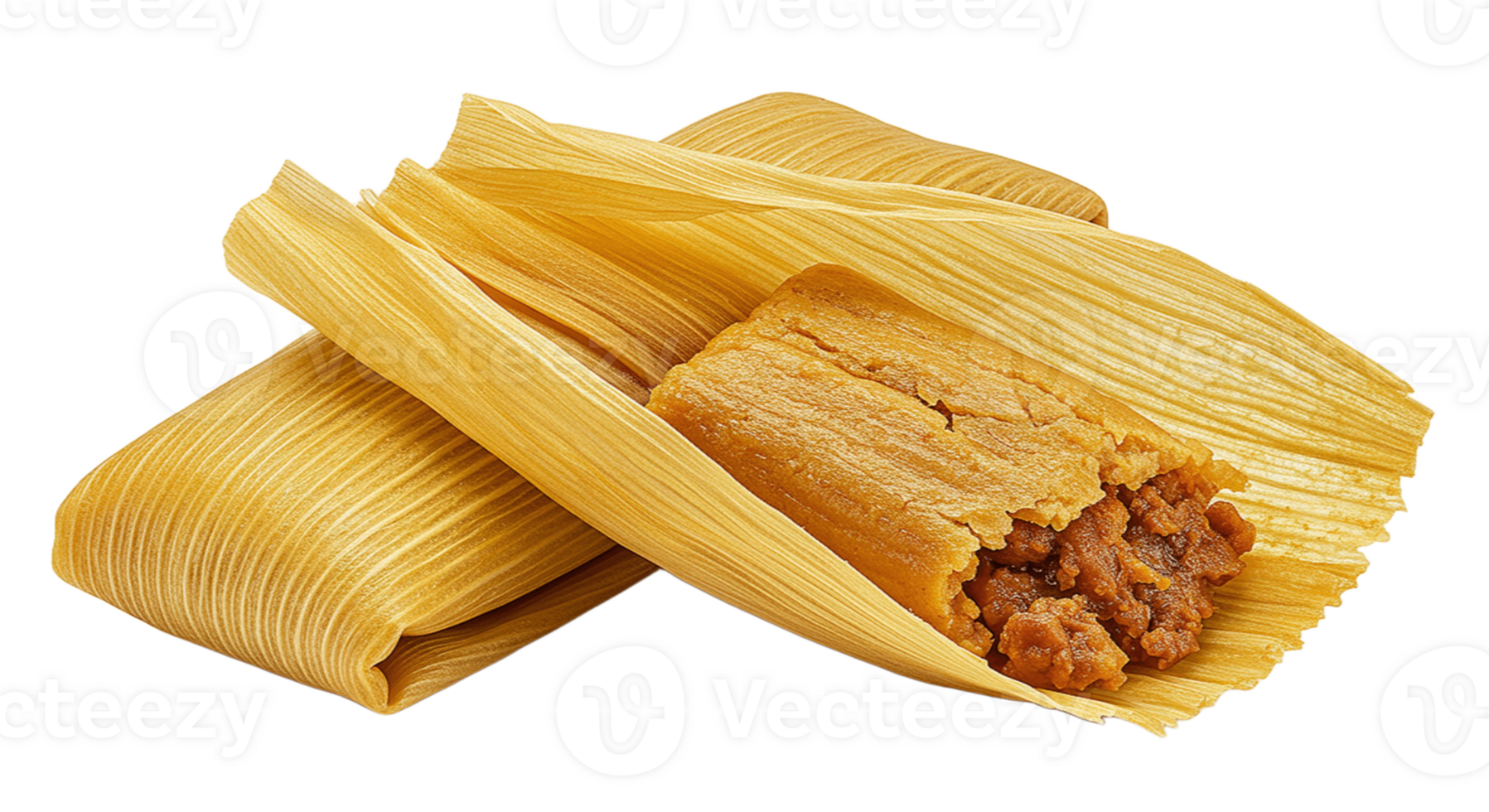 Fresh taco in handmade tortilla isolated png
