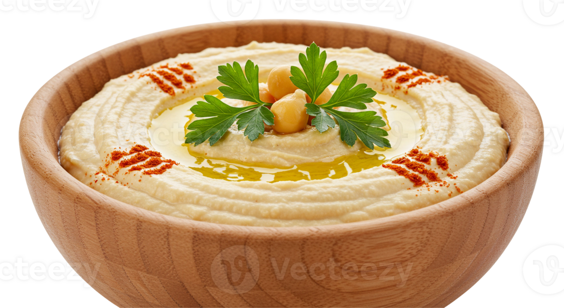 Hummus in a bowl on white background png