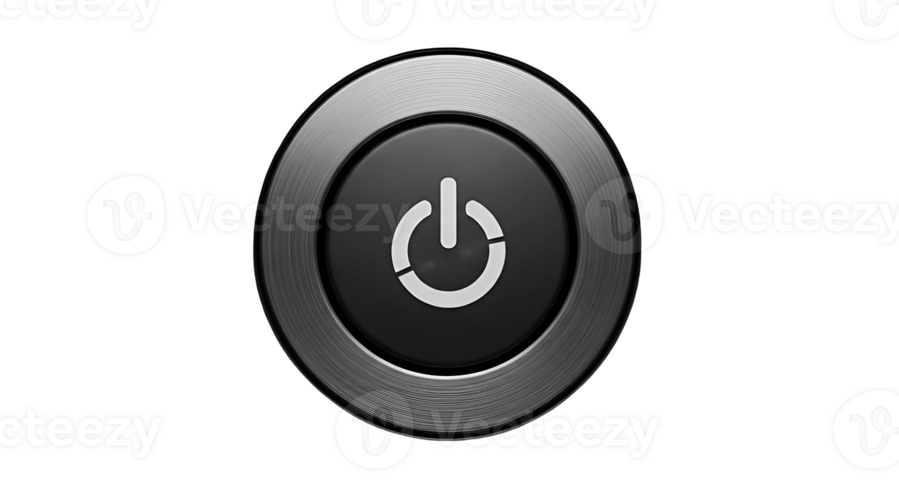Power Button Icon on Transparent Background png