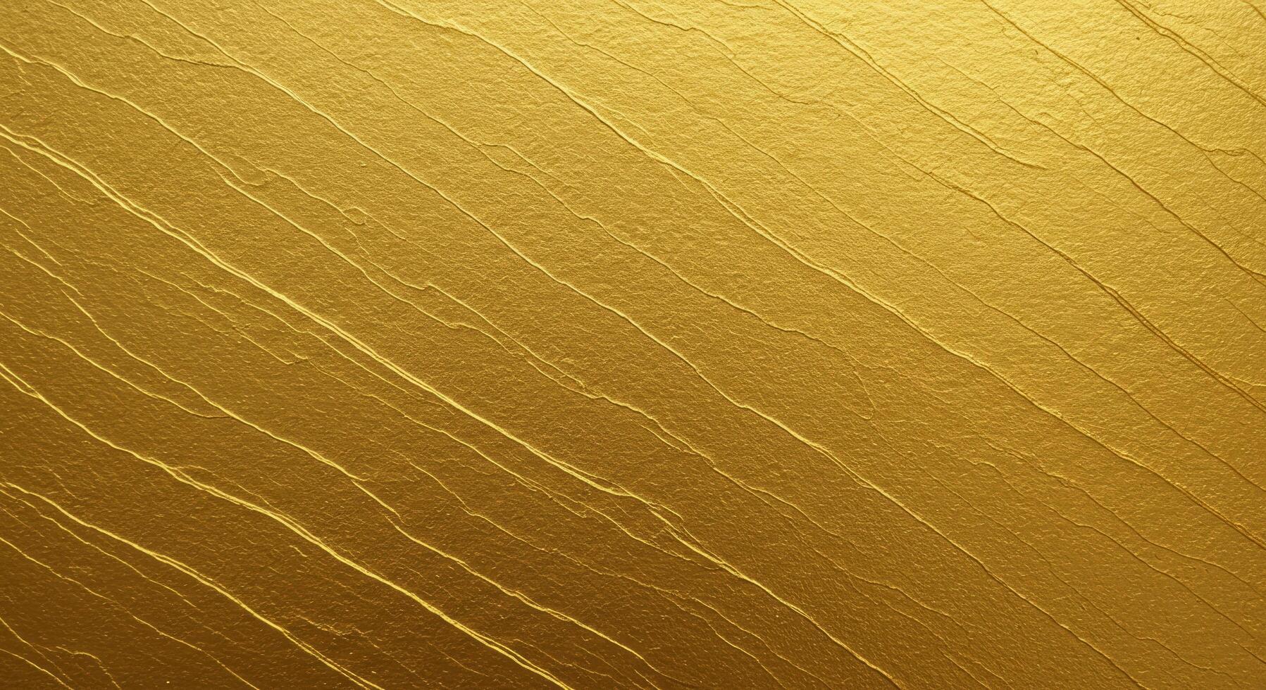 Golden textured background with diagonal lines High resolution gold surface photo