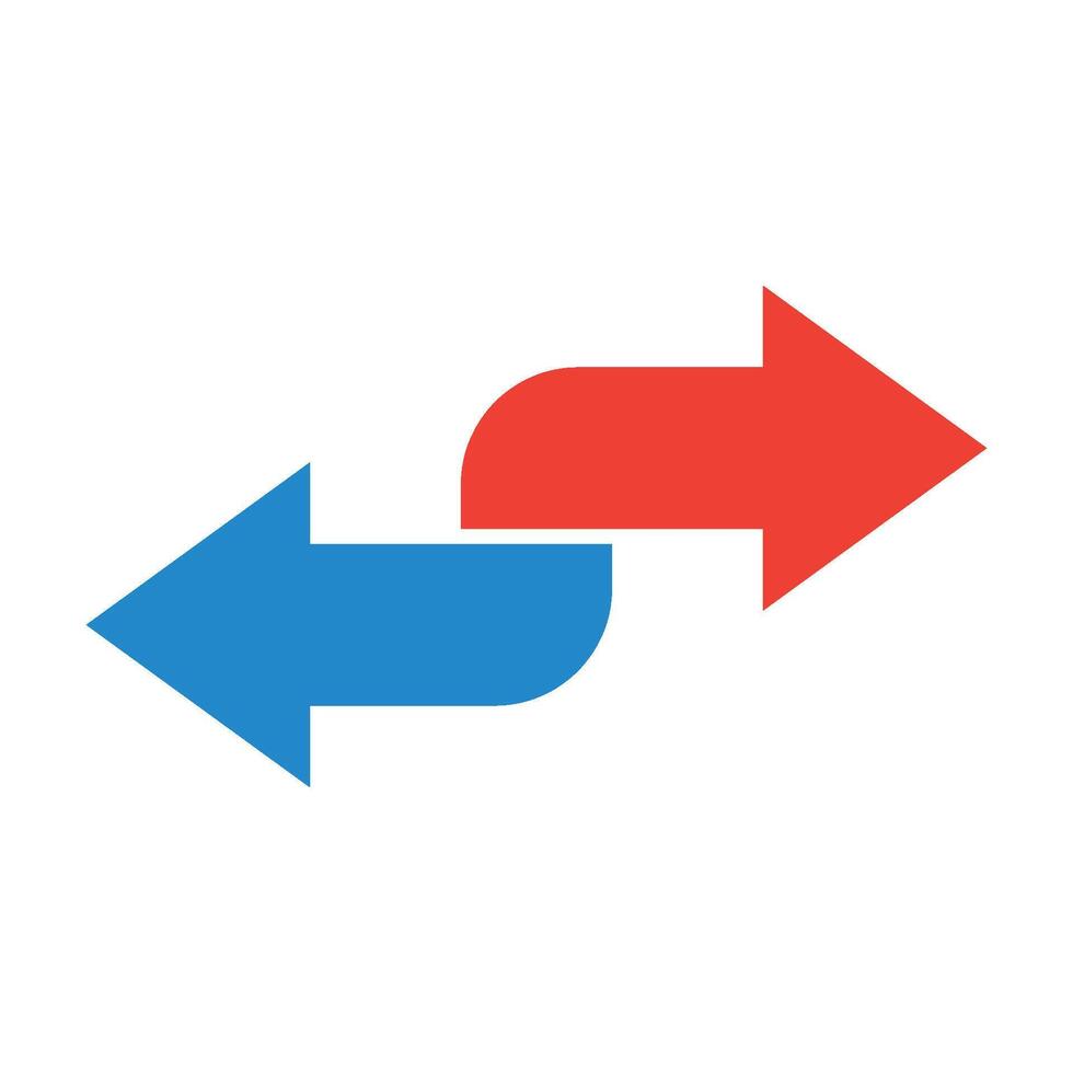 arrow logo template forward vector