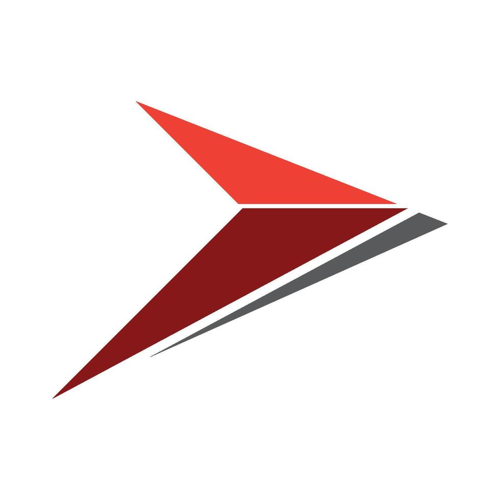 arrow logo template delivery vector