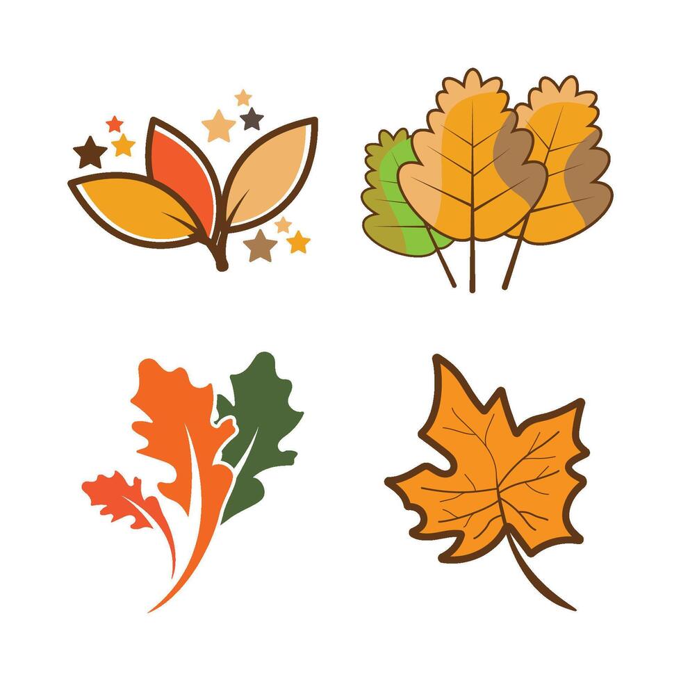 Autumn Maple symbol icon concept vector