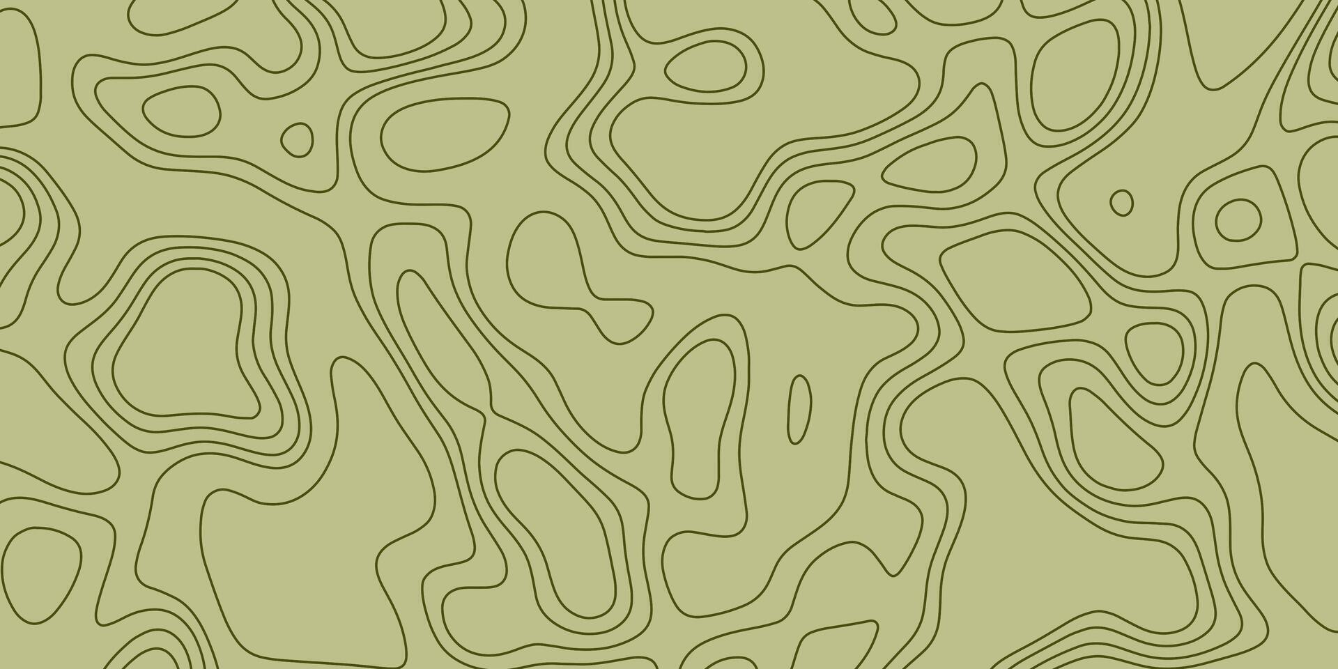 Abstract landscape pattern with wavy contours and light green background showcasing fluid forms and natural inspiration vector