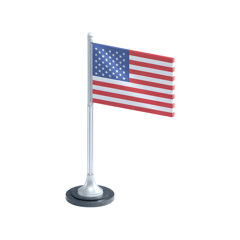 Small united states flag illustration png