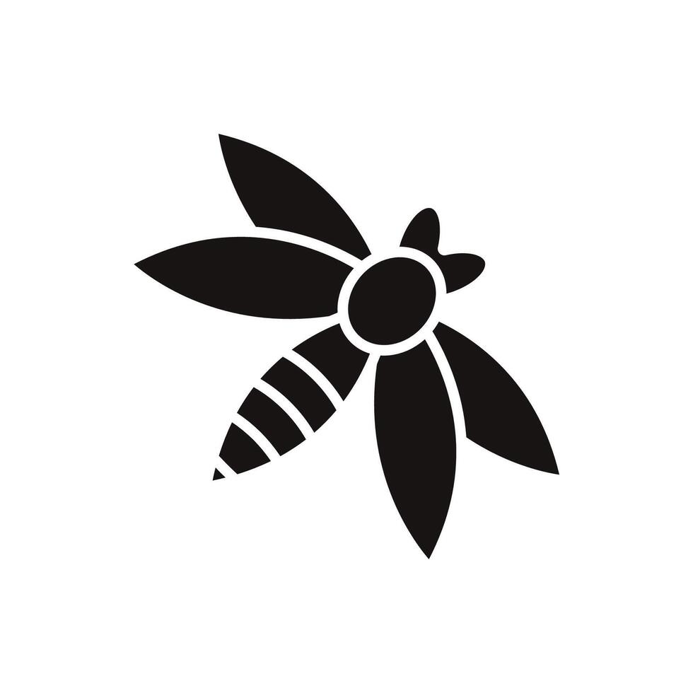 dragonfly icons flat isolated style design vector