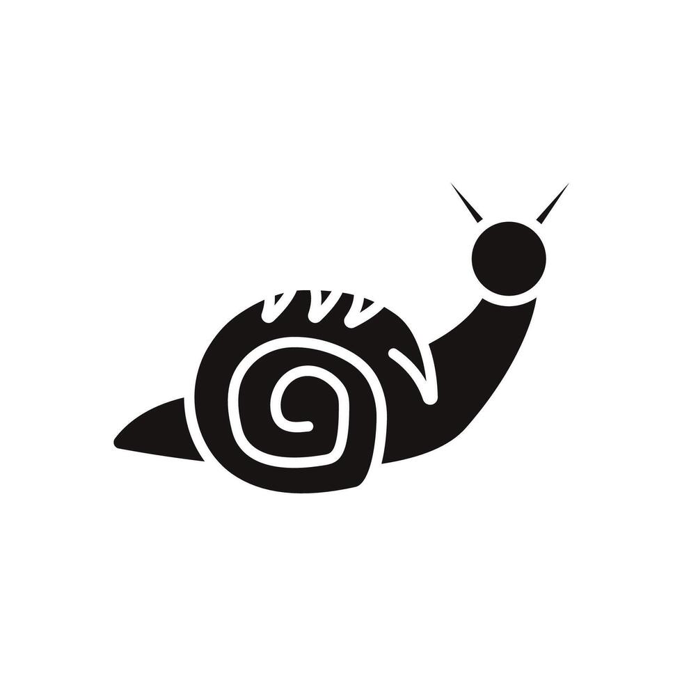 snail icons flat isolated style design vector