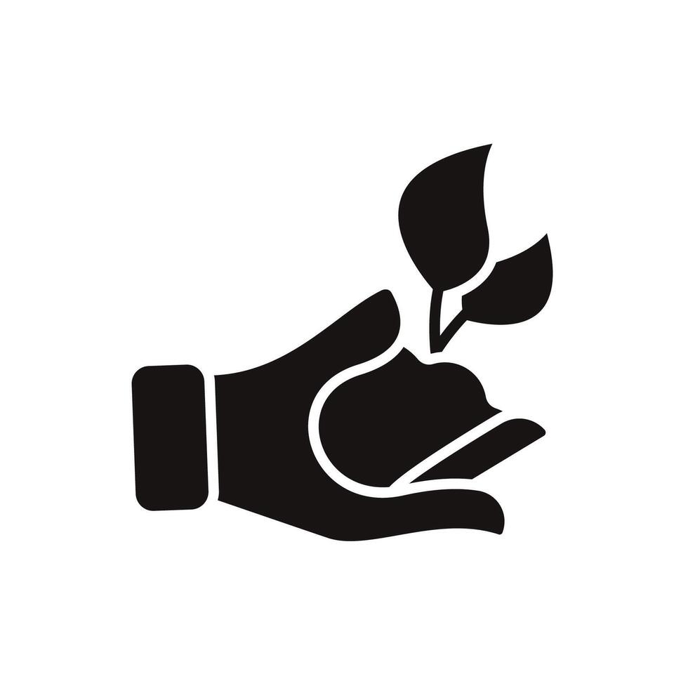 seed plant icons flat isolated style design vector