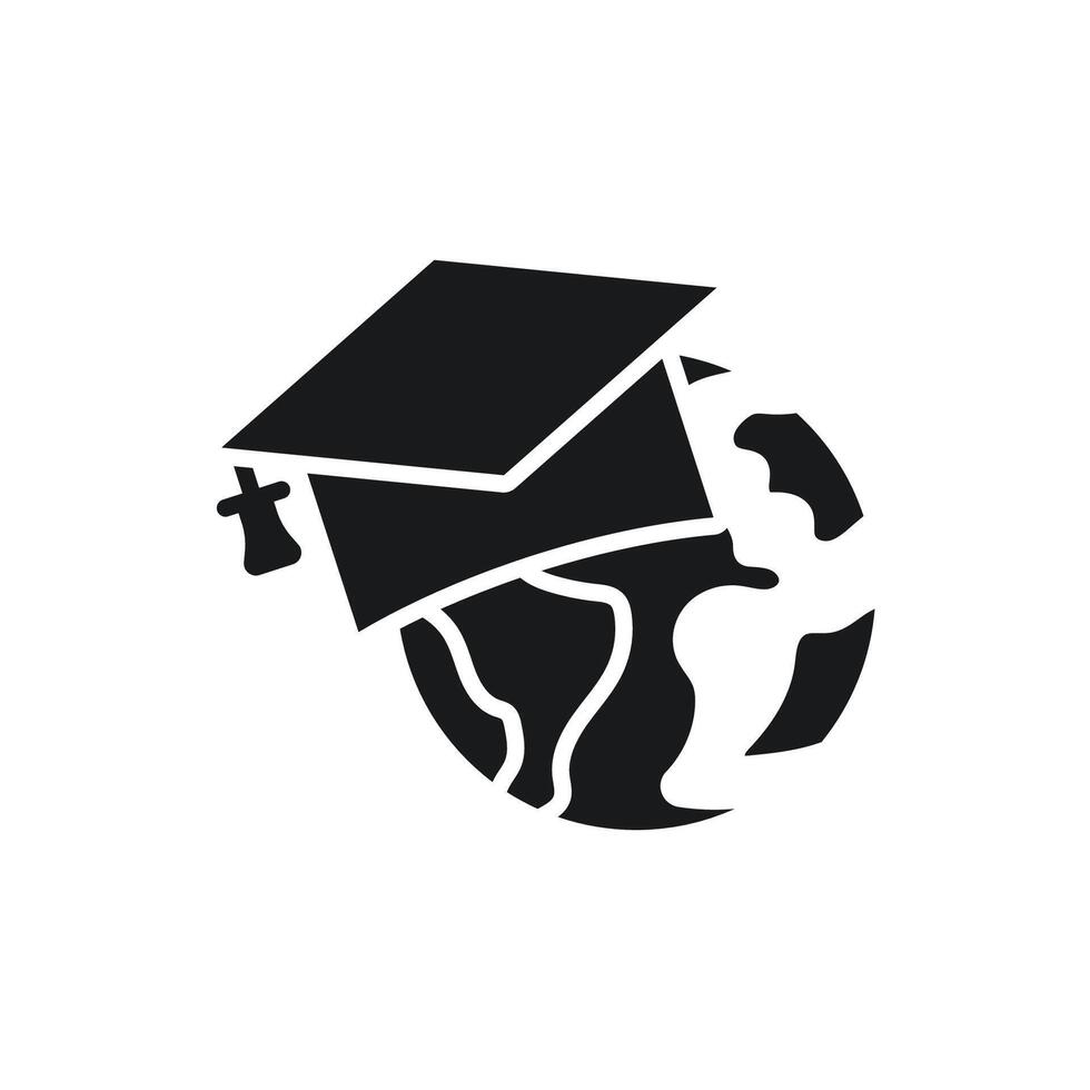 global education icons flat isolated style design vector