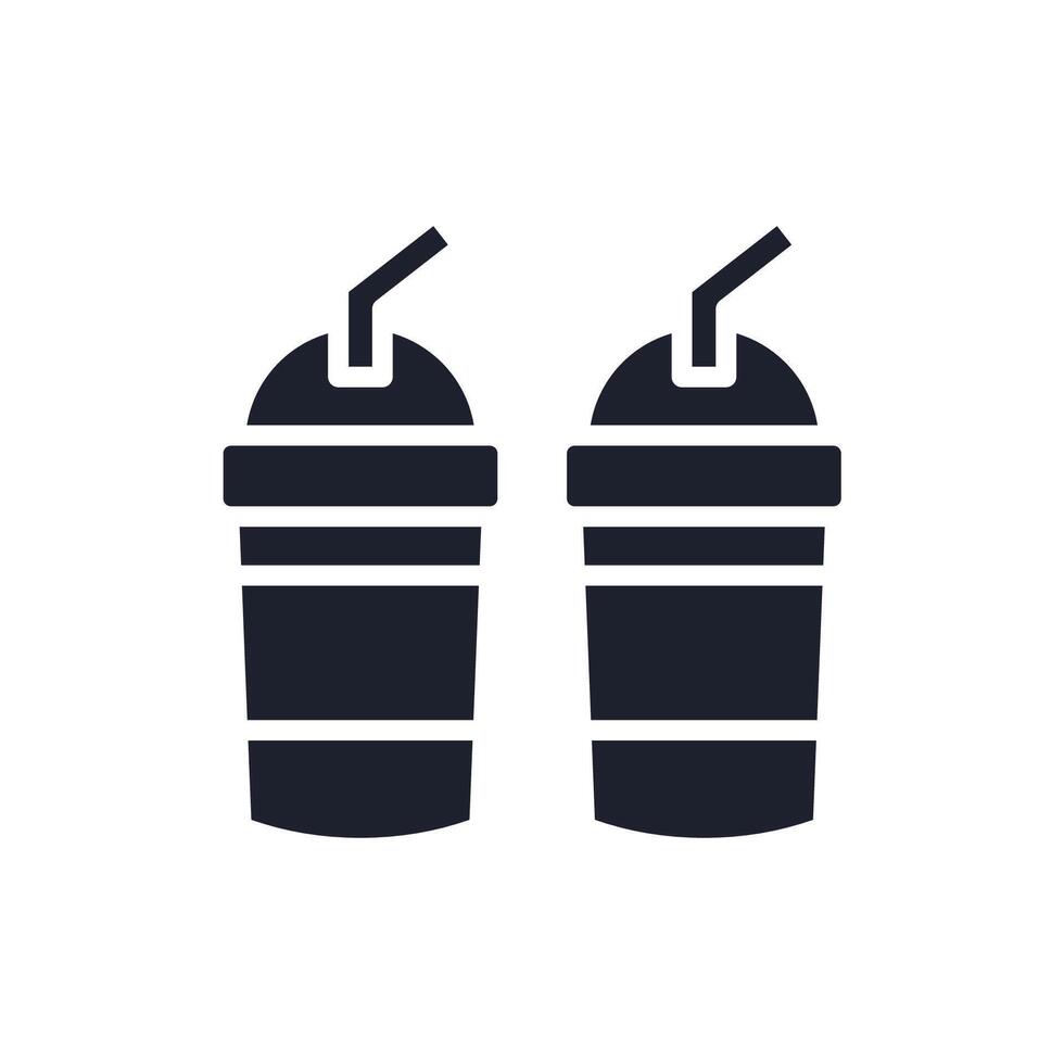 smoothie flat icons collection vector