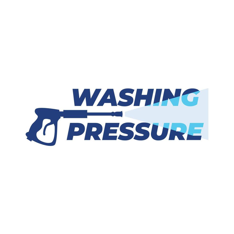 A logo for washing pressure vector