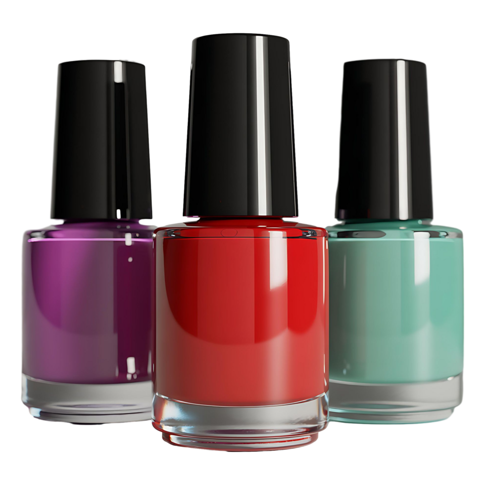 Trendy Nail Polish Colors for Salon and Cosmetic Promotions png