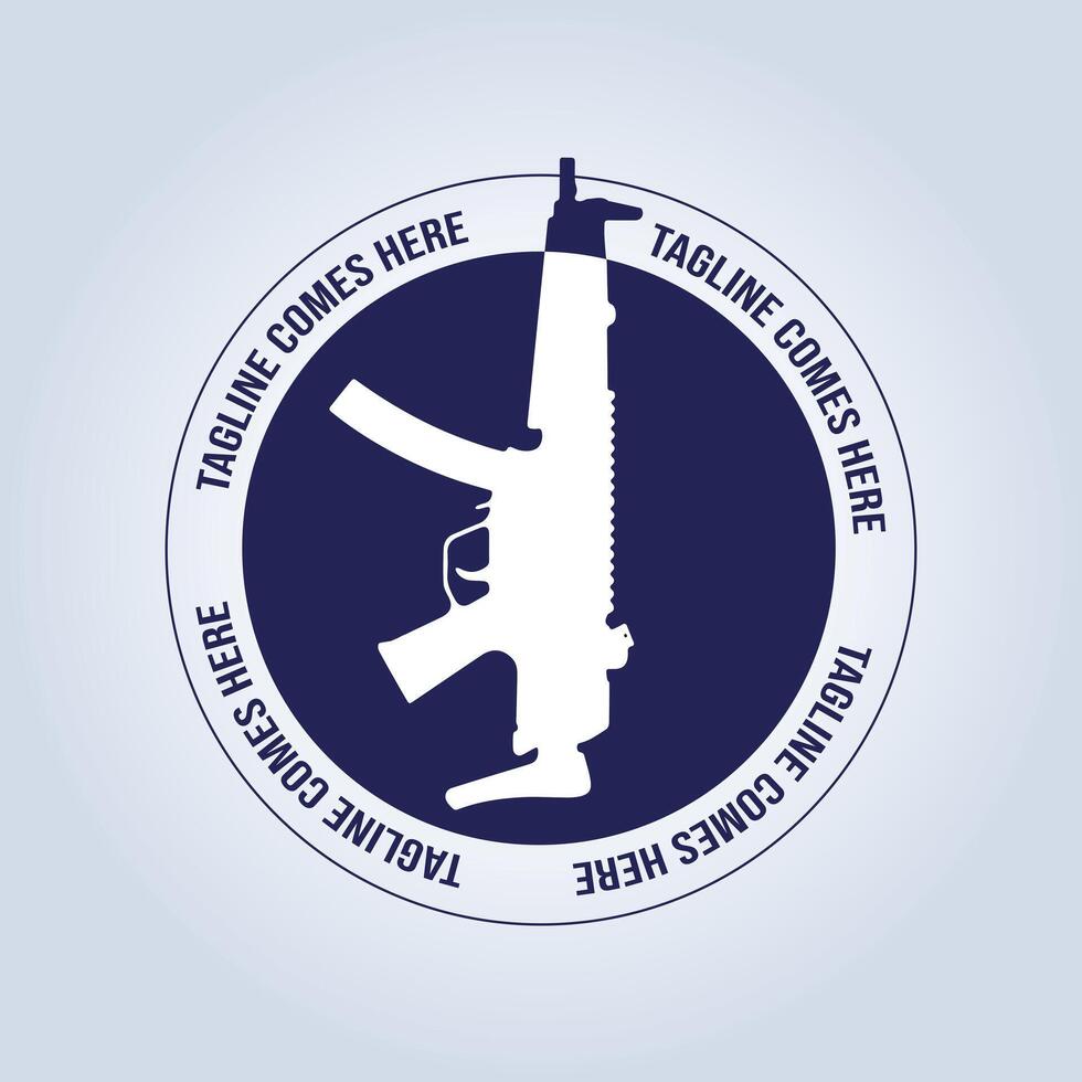 Weapon company logo vector
