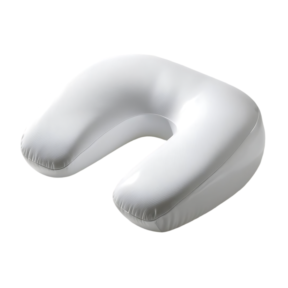 Abstract White Curved Hand Sculpture png